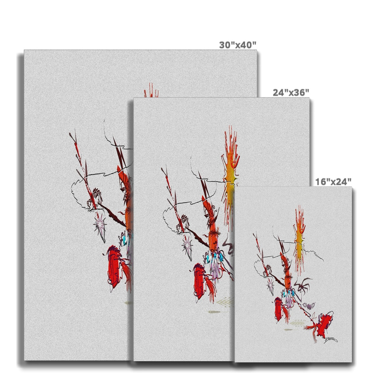 Hunter Canvas all sizes by Check Republic